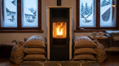 kamna na pelety: snadný návod, jak spočítat potřebné množství pelet na zimu, aby vám nikdy nedošlo teplo a topení bylo vždy zajištěné.