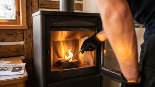 od té doby, co mám toto zařízení, trvá údržba mých peletových kamen jen 2 minuty. snadné a rychlé čištění pro bezstarostné vytápění.