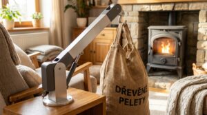 objevte revoluční systém pro majitele pelletových kamen, který usnadní manipulaci s těžkými pytli pelet a přinese vám pohodlí a efektivitu.